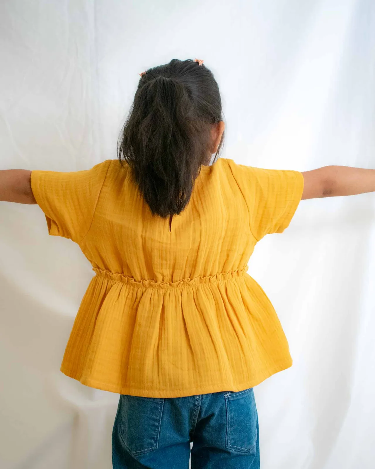 Mango Ruffle Top