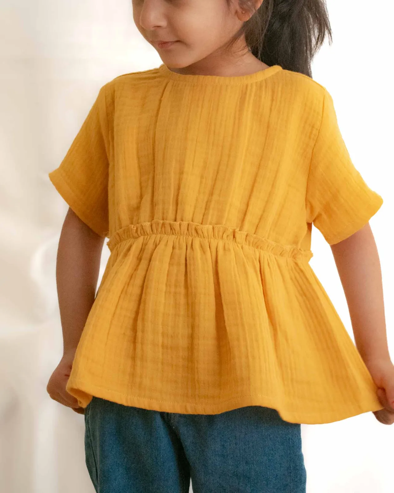 Mango Ruffle Top