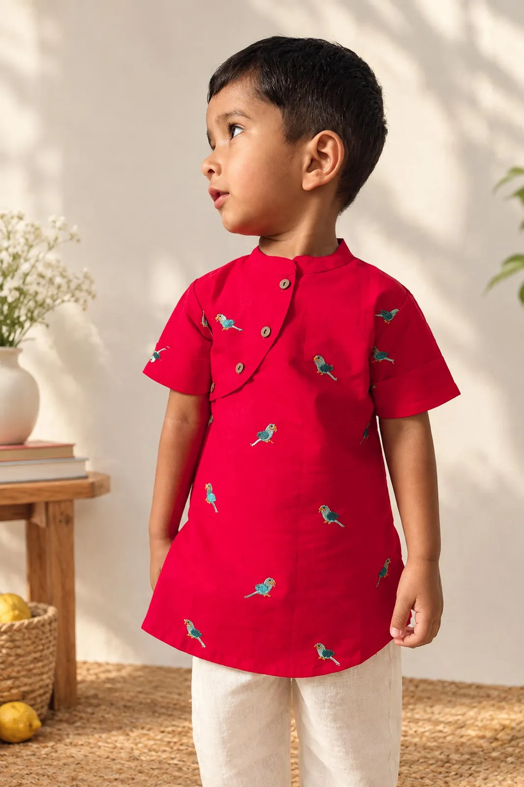 Parrot short kurta 