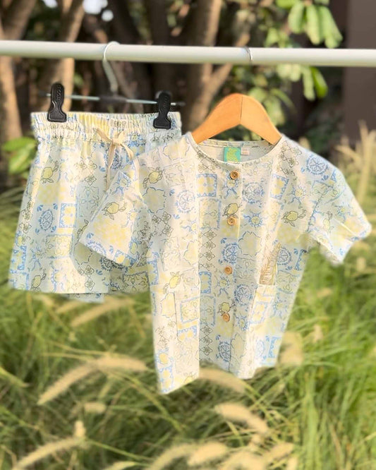 Amalfi lemons co-ord set - Just Little Studio