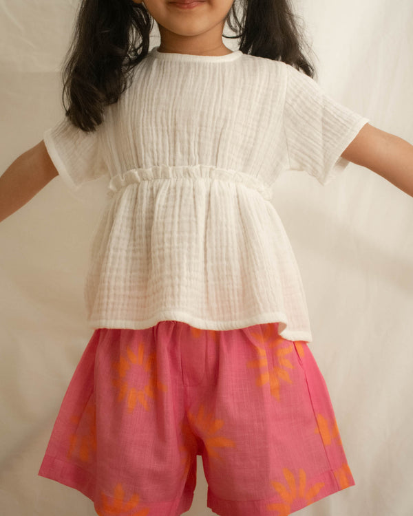 Picnic Paper-bag Shorts Just Little Studio