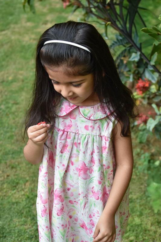 Tomato frill pocket dress Just Little Studio