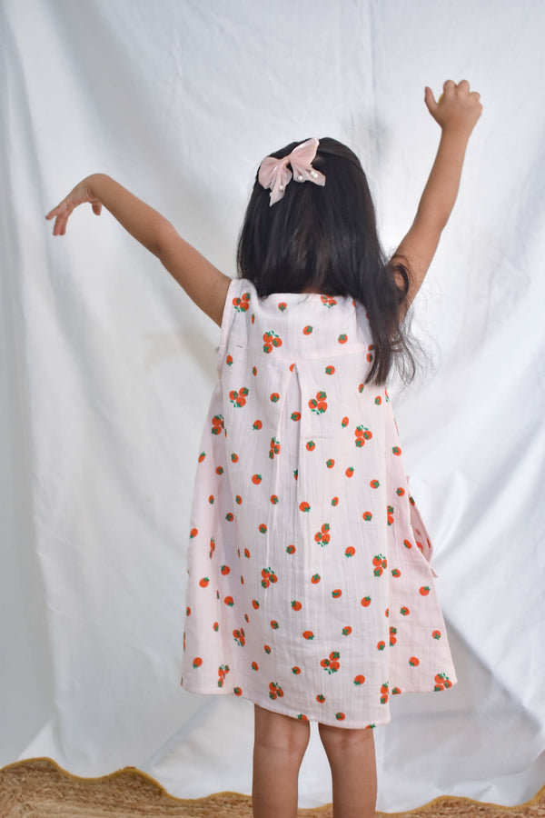 Tomato frill pocket dress Just Little Studio