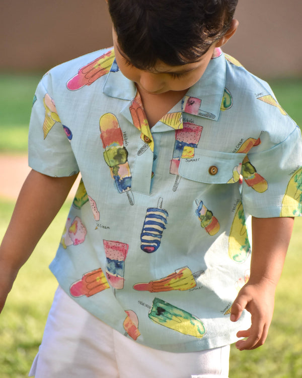 Popsicle Summer Shirt Just Little Studio
