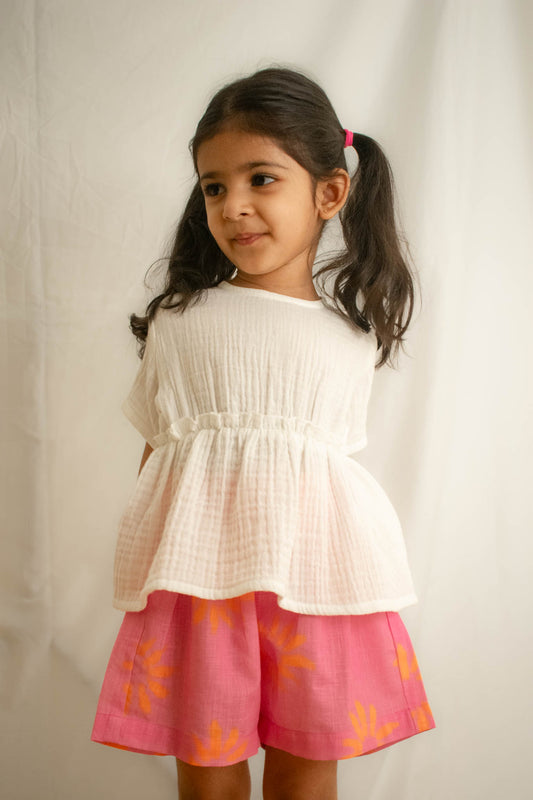 Cloud Ruffle Top Just Little Studio