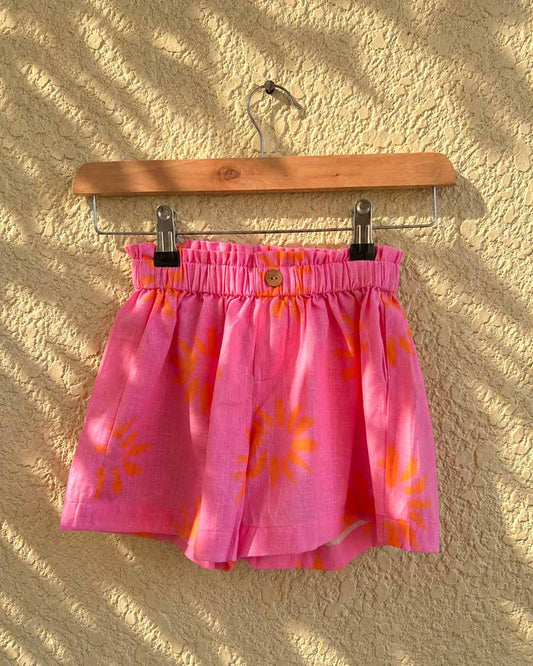 Picnic Paper-bag Shorts Just Little Studio