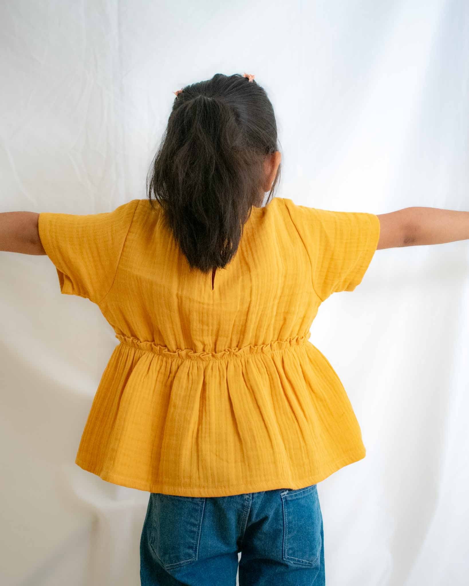 Mango Ruffle Top - Just Little Studio