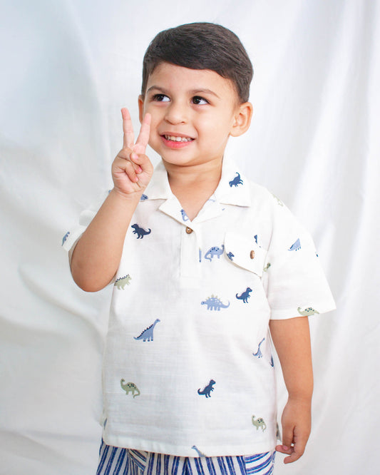 Dear Dino Baggy Shirt Just Little Studio