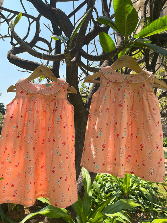 Peach Meadow Dress