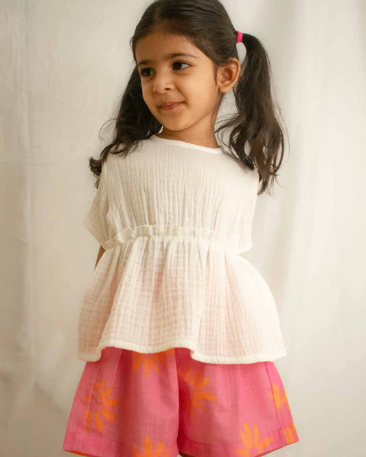 Cloud Ruffle Top