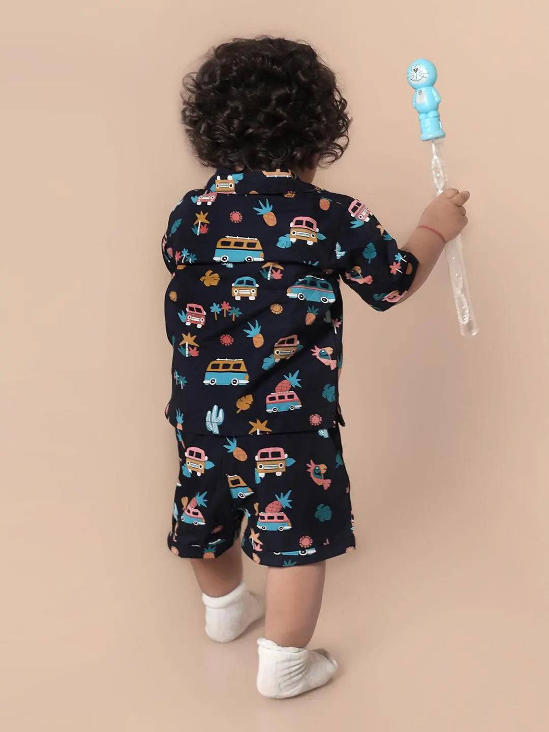Tropical Printed Boys Co-ord Set Just Little Studio