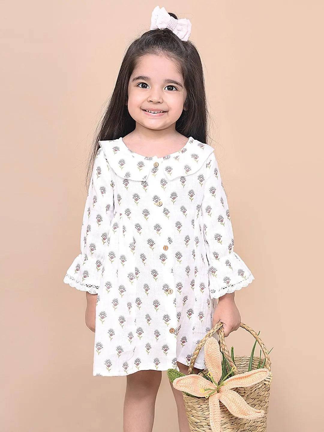 Floral Print Twirl Dress Just Little Studio